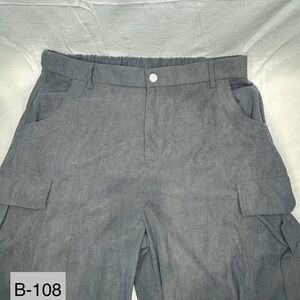 Women's Gray Cargo Pants